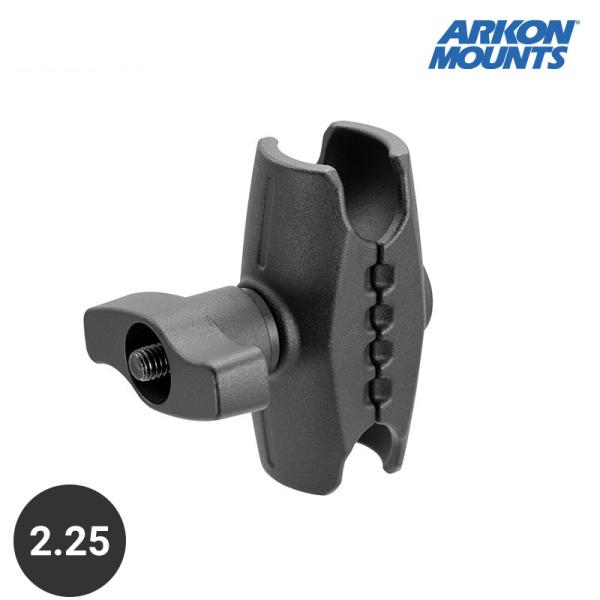 Arkon Mounts 2.25インチボール ショートアーム アルミ製 ダブルソケット アーコンマ...