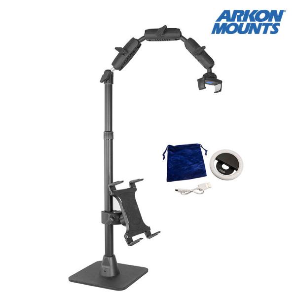 Arkon Mounts クリエイタースタンド スマホスタンド 卓上 角度自由自在 タブレットホルダ...