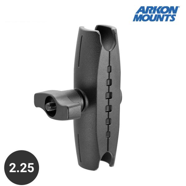 Arkon Mounts 2.25インチボール ミディアムアーム アルミ製 ダブルソケット アーコン...