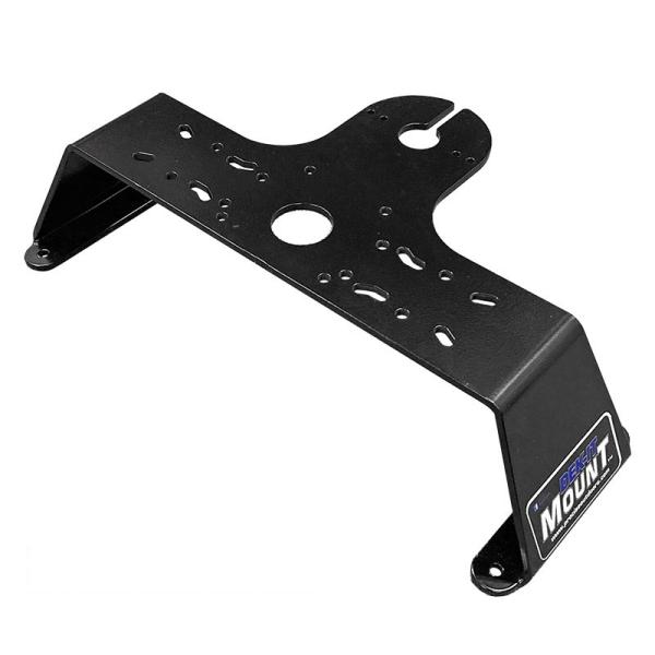 Dek-It 魚探マウント シングル 0度角 アルミ製 GPSアンテナ取付可 バウデッキ Proci...