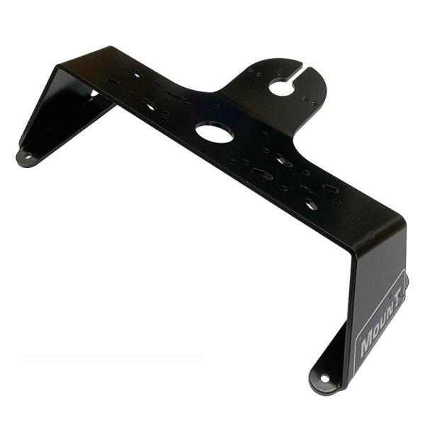 Dek-It 魚探マウント シングル 22.5度角 アルミ製 GPSアンテナ取付可 バウデッキ Pr...