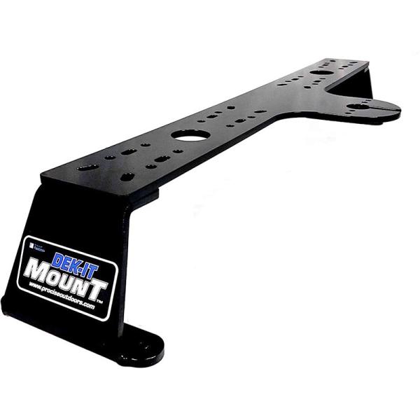Dek-It 魚探マウント デュアル 0度角 アルミ製 GPSアンテナ取付可 バウデッキ Proci...
