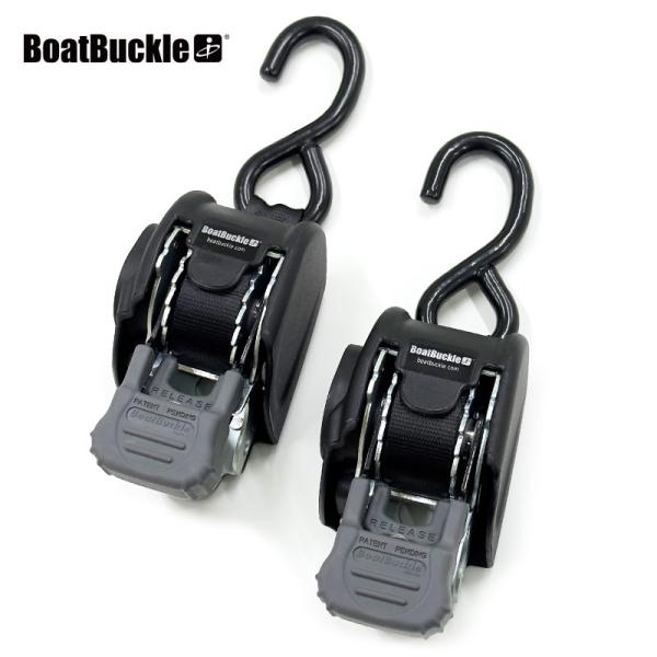 トランサムタイダウンベルト MINI ミニ 自動巻き 2本セット BoatBuckle ボートバック...