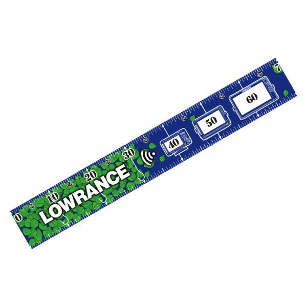 オリジナル メジャーカーペットデカール 70cm × 10cm LOWRANCE 魚探デザイン ロー...