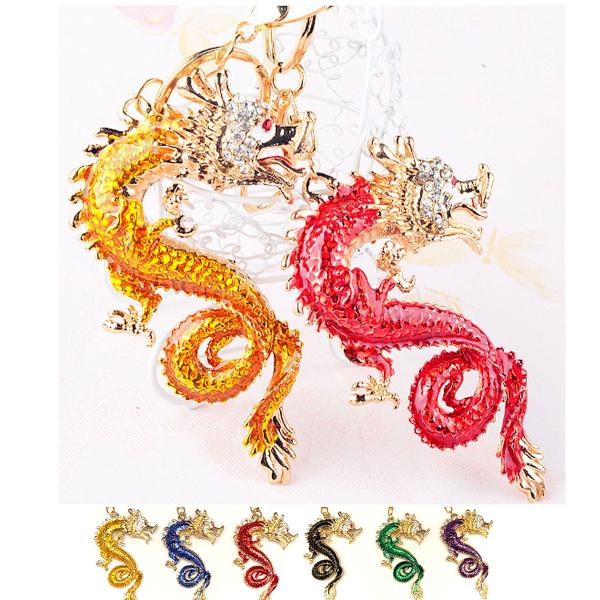 龍 キーホルダー アクセサリー チャーム バッグ 龍神 置物 開運 守護  ペンダント