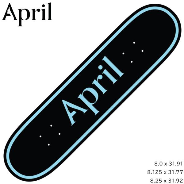 エイプリル デッキ APRIL YUTO HOEIGOME 堀米 雄斗 APRIL OG LOGO ...