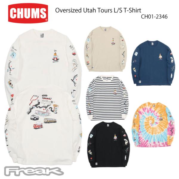 CHUMS チャムス トップス ロングTシャツ CH01-2346＜Oversized Utah T...