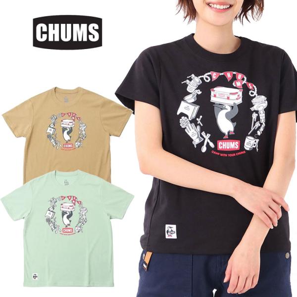 CHUMS チャムス トップス Tシャツ CH01-2191＜Cannot Waiting CAMP...
