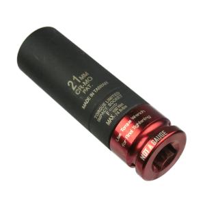 1/2(12.7mm) CR-MO トルクリミットインパクトソケット 21mm