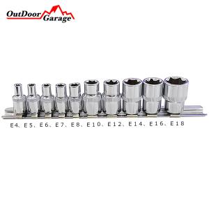 10pc E型スタートルクスソケットセット（ヘックスレンチ）