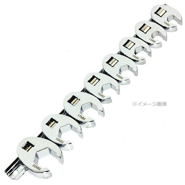 10pcクローフットレンチセット Crowfoot Wrench 10mm-22mm ODGK2-J...