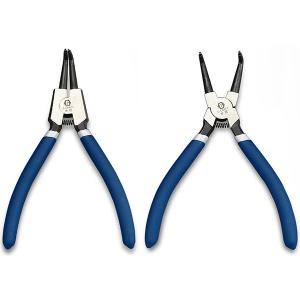 スナップリングプライヤー 90度タイプの軸用＆穴用2本セット