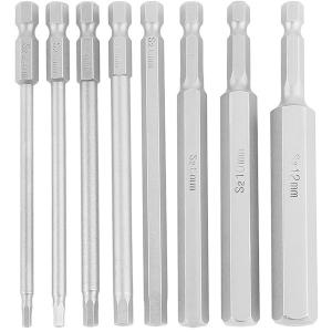 8pc ヘックスビットソケットセット 6角ビット仕様 100mm YZE022