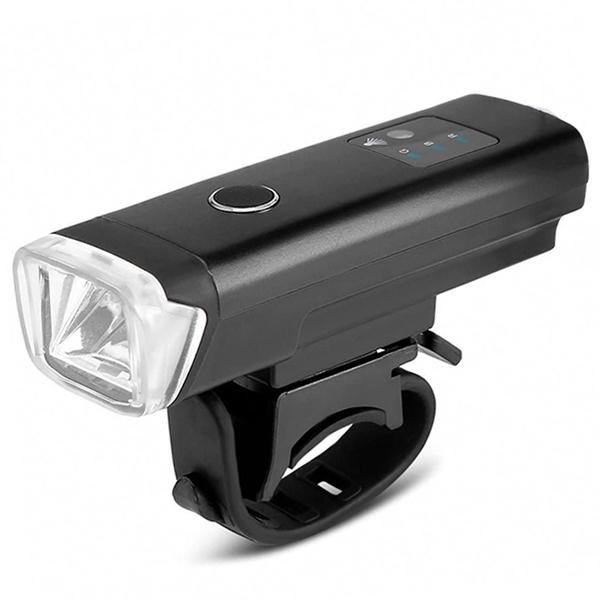 超明るい自転車用 高輝度LEDフロントライト USB充電式 ストロボライト 350LM ODGK2-...