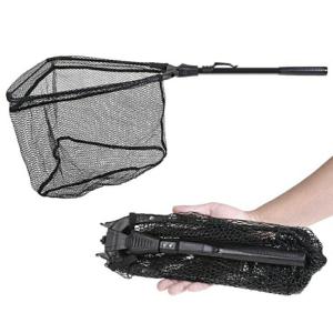 釣具 三角 タモ網 75cm ブラック ランデ...の詳細画像1
