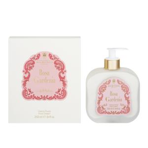 サンタ・マリア・ノヴェッラ ボディミルク ローザ・ガーデニア (ガラスボトル) 250ml ROSA GARDENIA FLUID BODY CREAM - GLASS FORMAT SANTA MARIA NOVELLA｜outdoorstyle-belmo