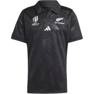 アディダス RWC オールブラックス ラグビー ホームレプリカジャージー XL ブラック #DCF10-HZ9776 M RUGBY ALL BLACKS RWC ADIDAS｜outdoorstyle-belmo