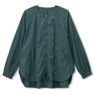 ダンスキン オンザウェイカラーレスジャケット(レディース) M ビリジアン #DC30307-VJ ON THE WAY COLLARLESS JACKET DANSKIN｜outdoorstyle-belmo