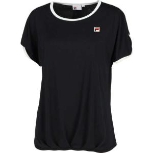 フィラ ゲームシャツ(レディース) M ブラック #VL2698-08 FILA｜outdoorstyle-belmo