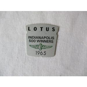 ロータス　インディ500　チャンピオンバッヂ　1965