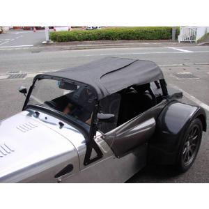 CATERHAM ケータハム ハーフトップ(幌)、S3、STD ロールバー、2006年以降、ブラックビニール