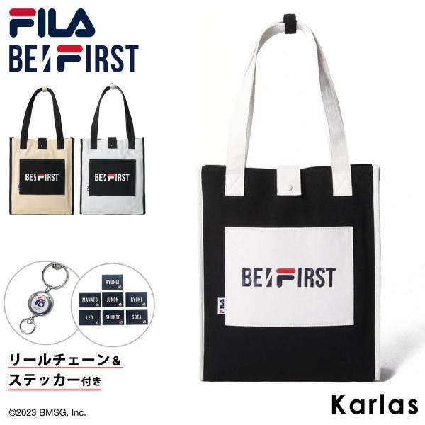 BE:FIRST FILA フィラ トートバッグ グッズ コラボ ショルダー メンズ レディース 肩...