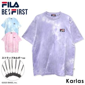 BE:FIRST FILA フィラ グッズ コラボ Tシャツ 半袖 メンズ レディース 綿100% ノベルティ付き 春 夏 2023 karlas