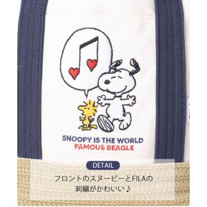 特価 FILA フィラ スヌーピー トートバッ...の詳細画像2