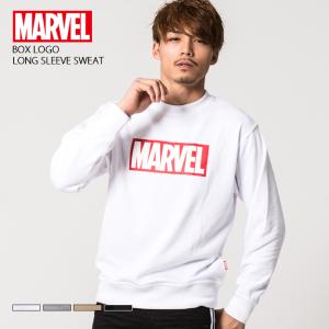 マーベル MARVEL パーカー メンズ レディーストップス ボックスロゴ プリント スウェット mv5006