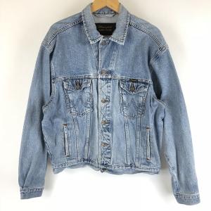 古着 Wrangler ラングラー デニムジャケット ブルー系 メンズM 中古 n006069｜outfit-vintage