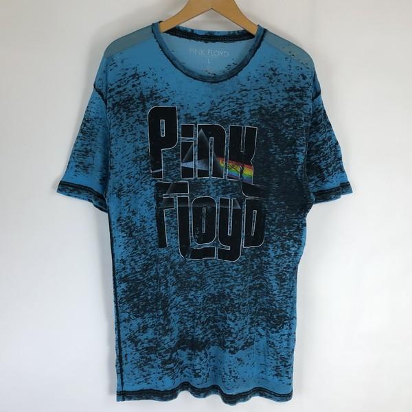 古着 PINK FLOYD ピンクフロイド バンドプリントTシャツ ブルー系 メンズL 中古 n01...