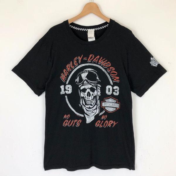 古着 Harley-Davidson ハーレーダビッドソン プリントTシャツ 両面プリント NO G...