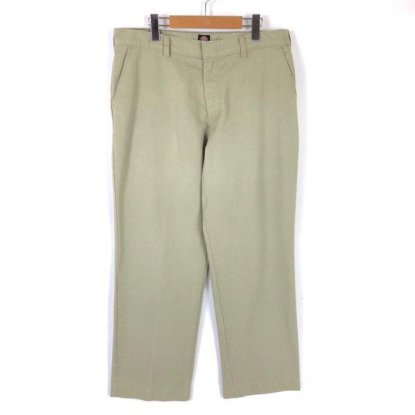 【古着】 Dickies ディッキーズ ワーク パンツ チノ ベージュ系 メンズW34 【中古】 n...