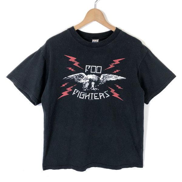 【古着】 フーファイターズ FOO FIGHTERS バンドTシャツ ブラック系 メンズM 【中古】...