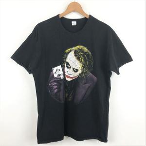 【古着】ヴィンテージ Tシャツ ジョーカー バットマン 映画 ダークナイト 90年代 ブラック系 メンズM 【中古】 n043206｜古着LAB2号店