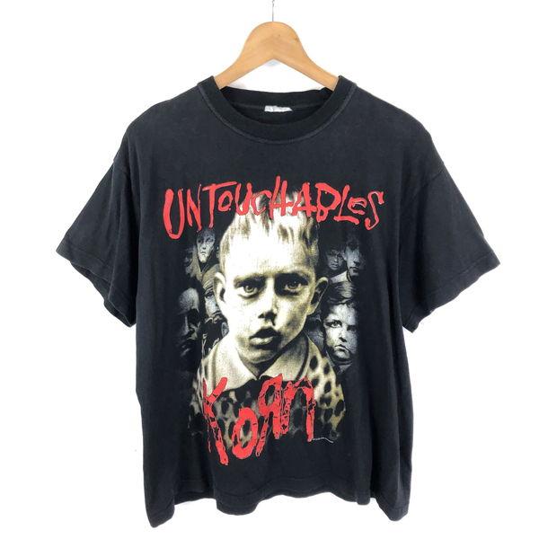 【古着】 00s KORN コーン バンド Tシャツ UNTOUCHABLES ブラック系 レディー...