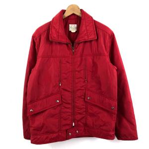 【古着】 スキージャケット 中綿ジャケット 70年代 ヴィンテージ レッド系 メンズM 【中古】 n049515｜outfit-vintage