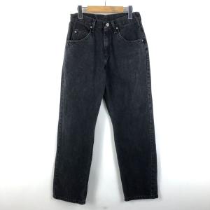 【古着】 Wrangler ラングラー デニムパンツ ストレート ブラック系 メンズW29 【中古】 n051489｜outfit-vintage