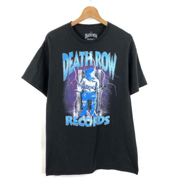 【古着】 DEATH ROW RECORDS ミュージックTシャツ レコードレーベル ヒップホップ ...