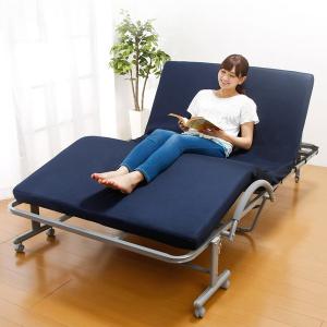 WALTZ 電動リクライニングベッド セミダブル 折りたたみベッド