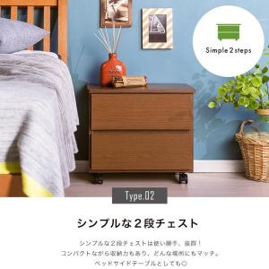 職人が作る2段3段チェスト リビング ワゴン ...の詳細画像4