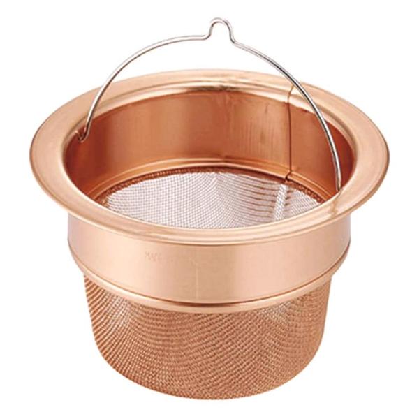 ピュリティー 銅製 日本製 ハイメッシュ 排水口ストレーナー 純銅 排水口 排水溝 流し台 ごみ受け...