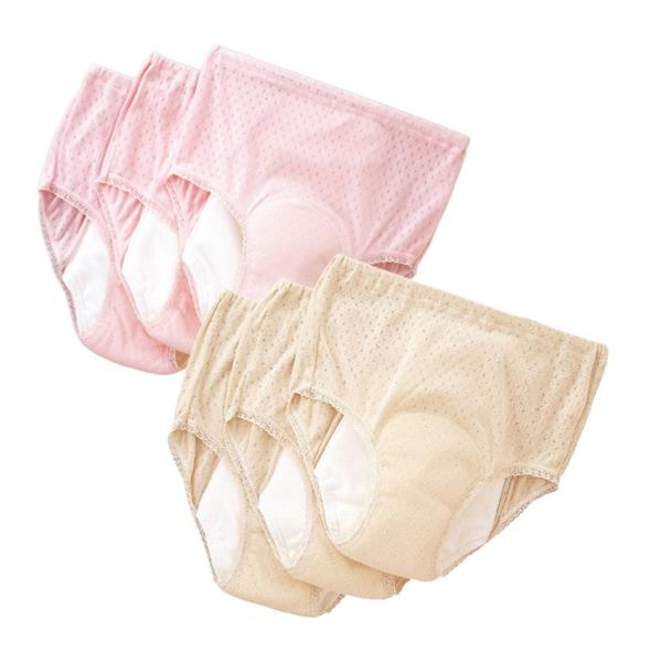 尿漏れパンツ レディース 日本製 安心さわやかパンツシリーズ 120cc同色3枚組 女性用 ショーツ...