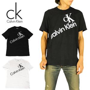 半袖Tシャツ カルバンクライン CALVIN KLEIN メンズ 40IC826 クルーネックロゴTシャツ 2307 ネコポス対応｜outlet-grasshopper