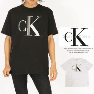 Tシャツ カルバンクライン CALVIN KLEIN 40QC834 CREWNECK T-SHIRT ユニセックス 半袖 丸首 ネコポス対応｜outlet-grasshopper