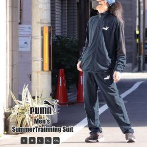 ジャージ上下 プーマ PUMA メンズ 849526 ポリ サマー トレーニング スーツ 上下セット 2212 セットアップ