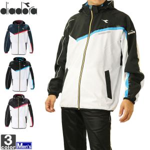 ジャケット ディアドラ DIADORA メンズ DTW9186 チーム 2WAY ウインドジャケット 2007 パーカー フード