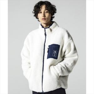 ジャケット KAPPA カッパ メンズ BOA BOX POCKET JACKET ホワイト/B SHF-KPO22028 SN113 2301 ウェア ジャケット｜outlet-grasshopper