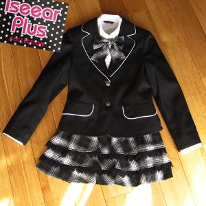 女児フォーマル　リボン付き4点セットスーツ　140ｃｍ/150cm/160cm/165cm