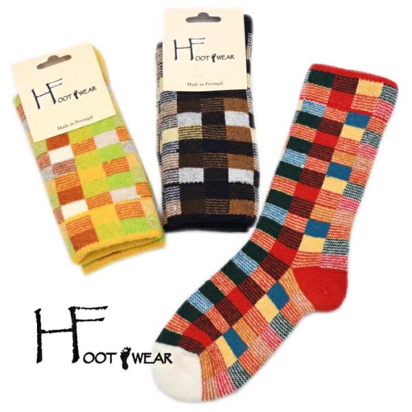 H FOOTWEAR エイチフットウェア ウールソックス ポルトガル製 ALREQUIN おしゃれ ...